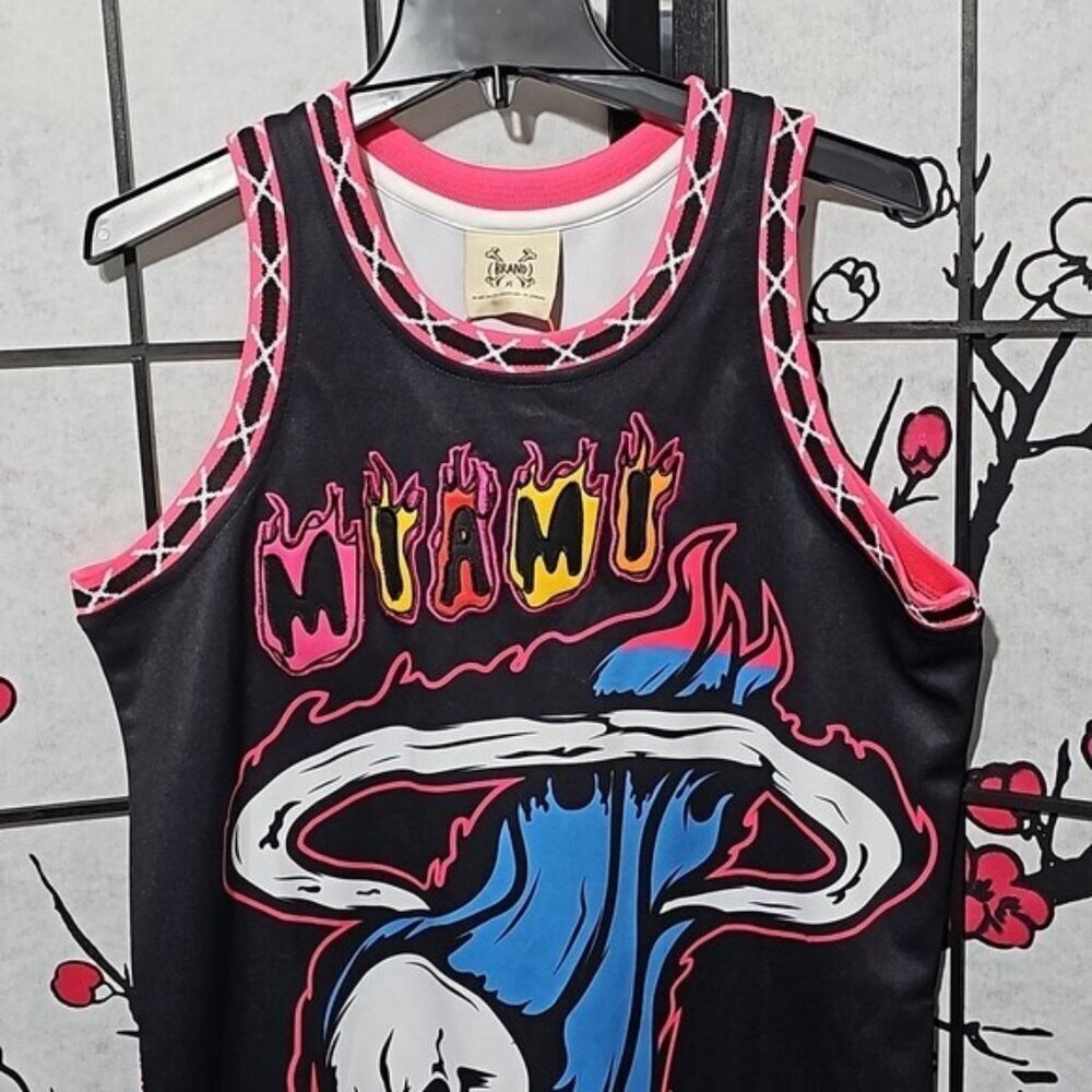 Miami Heat Brand X Jersey Dwyane Wade‎ LeBron James Size XS NWT - Picture 4 of 11